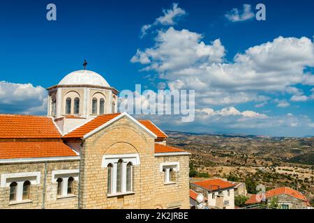 Église d'Ayia Marinas au village de Dora. District de Limassol, Chypre Banque D'Images