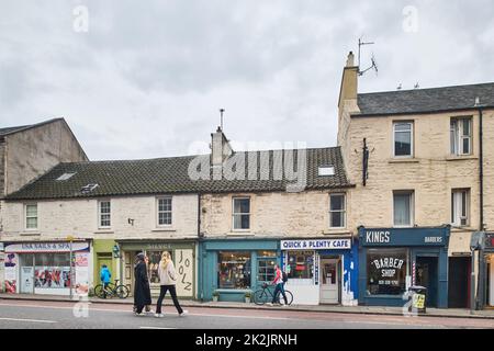 Edinburgh, Écosse, Royaume-Uni, 22 septembre 2022. Vue générale de la rue Leven, Tollcross. Credit sst/alamy Live news Banque D'Images