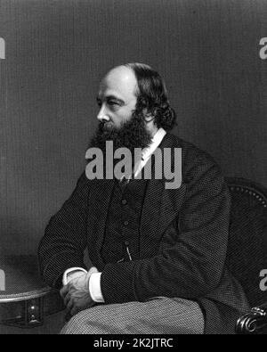 Robert Arthur Talbot Gascoyne Cecil, 3e marquis de Salisbury (1830-1903) homme politique conservateur britannique. Premier ministre 1885, 1886, 1895-1902. Gravure c1885. Banque D'Images