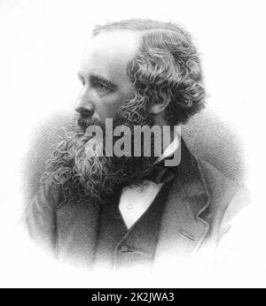 James Clerk Maxwell (1831-1879) physicien écossais. De Campbell & Garnet « The Life of James Clerk Maxwel », Londres, 1882 Banque D'Images