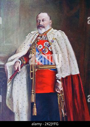 Le roi Édouard VII Banque D'Images