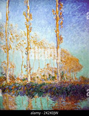 Claude Monet (1840-1926) École française Poplars, trois arbres roses, automne 1891 huile sur toile (93 x 74 cm) Philadelphie, Musée d'art Banque D'Images