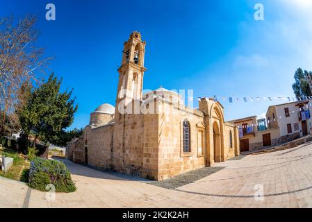 Apôtres Église Varnavas. Village de Peristerona, Chypre Banque D'Images