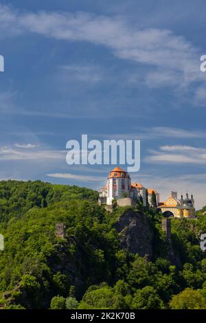 Château de Vranov nad Dyji, région de Znojmo, Moravie du Sud, République tchèque Banque D'Images