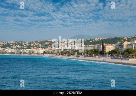 Vue pittoresque de Nice, France Banque D'Images