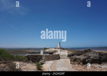 Vue sur le pilier Vasco da Gama à Malindi Banque D'Images