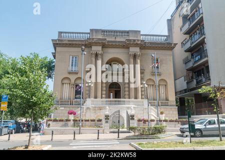 Belgrade, Serbie - 7 juin 2022 : Musée Nikola Tesla. Nikola Tesla était un inventeur serbe-américain, un ingénieur électrique, un ingénieur mécanique et un futu Banque D'Images