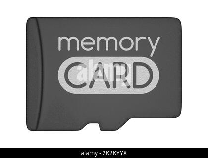 Carte mémoire MicroSD. Banque D'Images