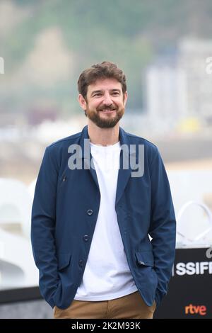 23 septembre 2022, Madrid, Madrid, Espagne: Gorka Otxoa a assisté au "Black is Beltza II" Photocall en 70th Festival international du film de San Sebastian au Palais Kursaal sur 23 septembre 2022 à Donostia / San Sebastian, Espagne (image de crédit: © Jack Abuin/ZUMA Press Wire) Banque D'Images