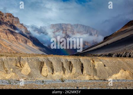 La vallée de Spiti, Himachal Pradesh, Inde Banque D'Images