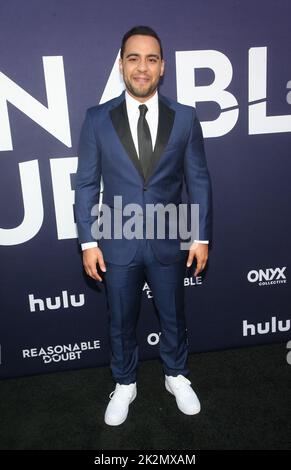 Los Angeles, Californie 22nd septembre 2022. Victor Rasuk à la première de doute raisonnable de Los Angeles à NeueHouse Hollywood à Los Angeles, Californie sur 22 septembre 2022. Crédit : Faye Sadou/Media Punch/Alay Live News Banque D'Images