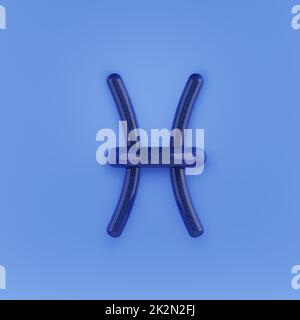 3D illustration du signe Pisces Zodiac Banque D'Images