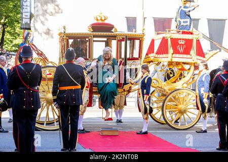 La Haye, Niederlande. 20th septembre 2022. LA HAYE - le roi Willem-Alexander, la reine Maxima, la princesse Amalia, le prince Constantijn et la princesse Laurentien à Prinsesdag 2022, 20 septembre 2022. Credit: Patrick van Katwijk/dpa/Alay Live News Banque D'Images