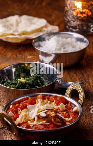 Poulet tikka masala indien Banque D'Images