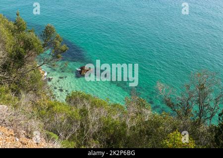 Parc naturel de la côte d'Arrabida Banque D'Images