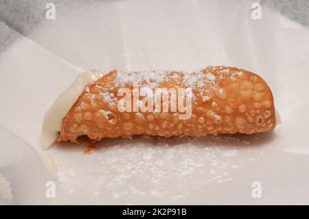 Délicieux Cannoli italien Banque D'Images