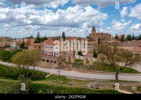 Arc romain de Medinaceli (2nd-3rd siècle) province de Soria Espagne Banque D'Images