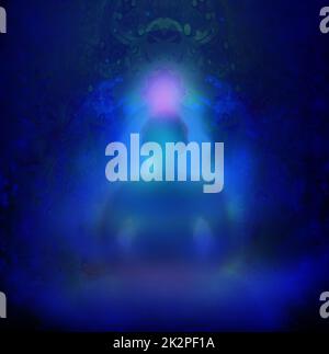 Corps énergétique humain, aura, chakra, l'énergie Banque D'Images