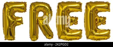 bulles réelles en forme de mot libre Banque D'Images