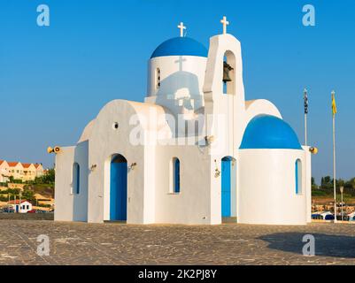 Agios Nikolaos (église St Nicolas), Protaras, Chypre Banque D'Images