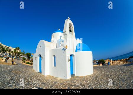 Agios Nikolaos (église St Nicolas), Protaras, Chypre Banque D'Images