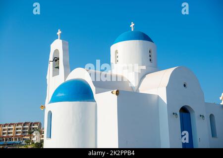 St. Église Nicolas à Protaras, Chypre Banque D'Images