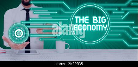 Symbole de texte indiquant adapter aux modifications. Vitrine des affaires Finances mondiales marché mondial échange d'argent Banque D'Images