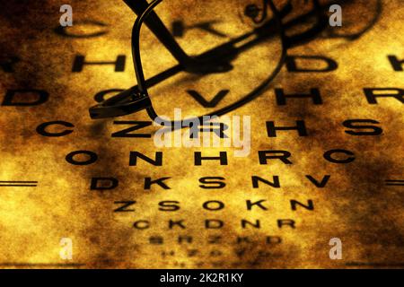 Eye concept graphique grunge Banque D'Images