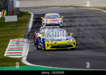 22 GARCIN Alexis (fra), Herrero Racing, Alpine A110 CUP, action pendant la ronde 5th de l'Alpine Europa Cup 2022, de 23 septembre à 25 sur l'Autodromo Nazionale di Monza à Monza, Italie - photo Marc de Mattia / DPPI Banque D'Images