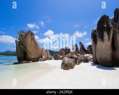 Seychelles - Ile Curieuse, Parc Marine National de Curieuse - Baie de Laraie Banque D'Images