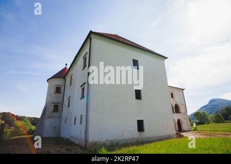 Ancien château de Bela à Zagorje, Croatie Banque D'Images