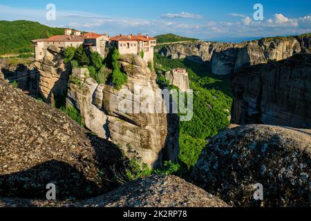 Monastères des Météores, Grèce Banque D'Images