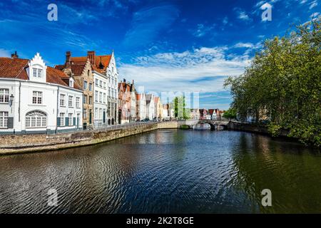 Vue de ville de Bruges, Belgique Banque D'Images