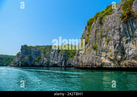 Parc national de MU Ko Ang Thong, Golfe de Thaïlande, Siam, coloré Banque D'Images