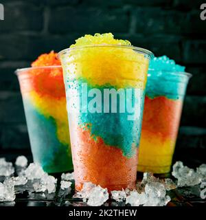 Un slush d'été rafraîchissant de suite Banque D'Images