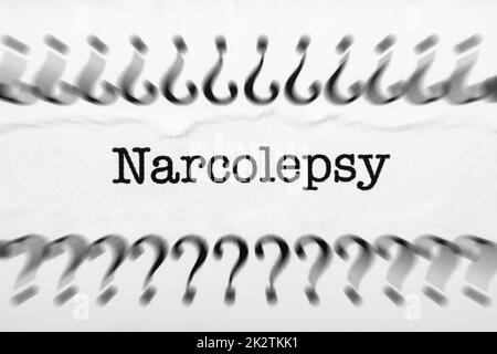 Narcolepsy concept Stock Photo