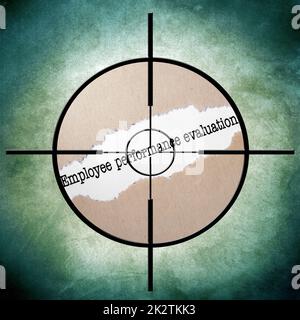 L'évaluation du rendement des employés Banque D'Images