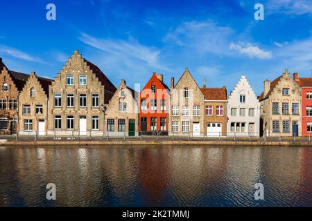 Ville européenne. Bruges, Belgique Banque D'Images