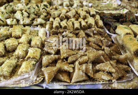 Gâteaux marocains artisanaux Banque D'Images