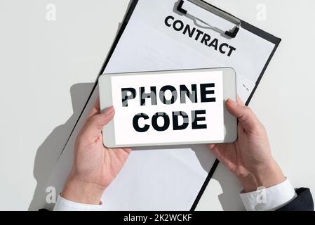 Écriture affichant le texte Code promotionnel. Aperçu de l'entreprise numéros numériques qui vous donnent une bonne remise sur certains produits -47158 Banque D'Images