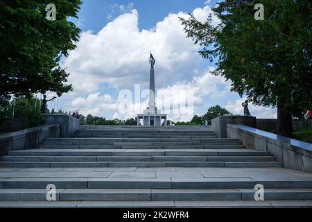 Le Mémorial de la guerre de Slavin à Bratislava, Slovaquie Banque D'Images
