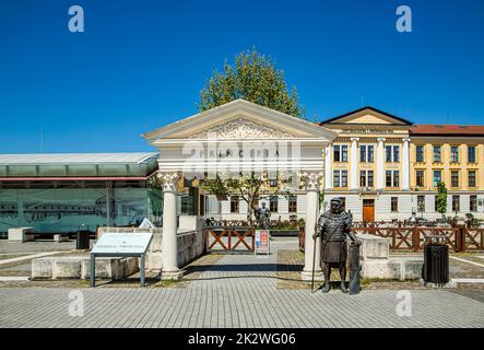 Le musée „Principia » situé sur la place de la forteresse d'Alba Iulia, Roumanie. Banque D'Images