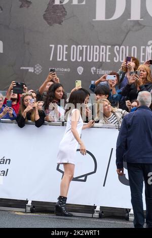 23 septembre 2022, Madrid, Madrid, Espagne: Ana de Armas arrive à l'Hôtel Maria Cristina pendant 70th Festival International du film de Saint-Sébastien sur 23 septembre 2022 à Donostia / San Sebastian, Espagne (image de crédit: © Jack Abuin/ZUMA Press Wire) Banque D'Images