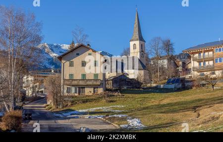 Saint Felix dans le Tyrol du Sud Banque D'Images