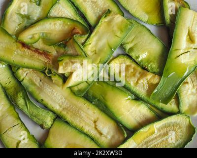 zucchini aka courgettes légumes fond de nourriture Banque D'Images