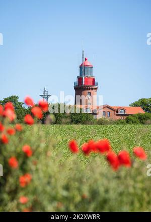Le phare de la destination de vacances Bastorf, Mer Baltique - Mecklenburg-Ouest Pomerania, Allemagne Banque D'Images