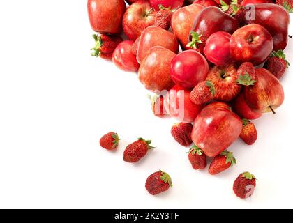 La vie encore de fruits rouges Banque D'Images