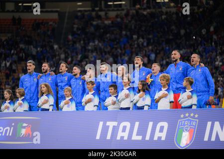 Milan, Italie, 23st septembre 2022. Match Italie - Angleterre, match de la Ligue des Nations de l'UEFA au Stadio Giuseppe Meazza, Milan Banque D'Images