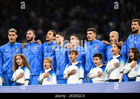 Milan, Italie, 23st septembre 2022. Match Italie - Angleterre, match de la Ligue des Nations de l'UEFA au Stadio Giuseppe Meazza, Milan Banque D'Images