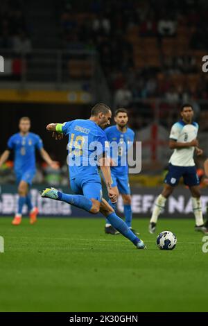 Milan, Italie, 23st septembre 2022. Match Italie - Angleterre, match de la Ligue des Nations de l'UEFA au Stadio Giuseppe Meazza, Milan Banque D'Images